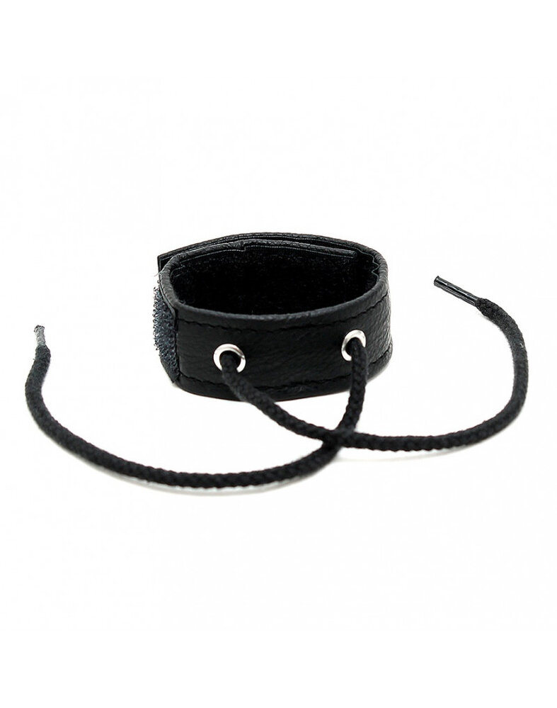 Rimba Bondage Play Rimba leather penis band - adjustable with Velcro & cord Rimba Bondage Play Rimba leather penis band - adjustable with Velcro & cord