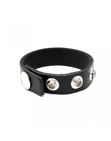 Rimba Bondage Play Schweres Penisband aus Echtleder | Verstellbar mit Druckknöpfen