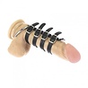 Rimba Bondage Play Penisrohr aus Leder – Verstellbar mit Hodensack-Ring