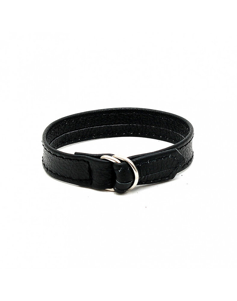 Rimba Bondage Play Rimba penis band made of nappa leather - adjustable cock ring with D-ring Rimba Bondage Play Rimba penis band made of nappa leather - adjustable cock ring with D-ring