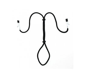 Rimba Bondage Play Breast clamps with penis/scrotum Rimba Bondage Play Breast clamps with penis/scrotum