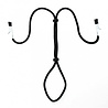 Rimba Bondage Play Pinces mammaires avec cordon pénien et scrotum | Ajustable, noir