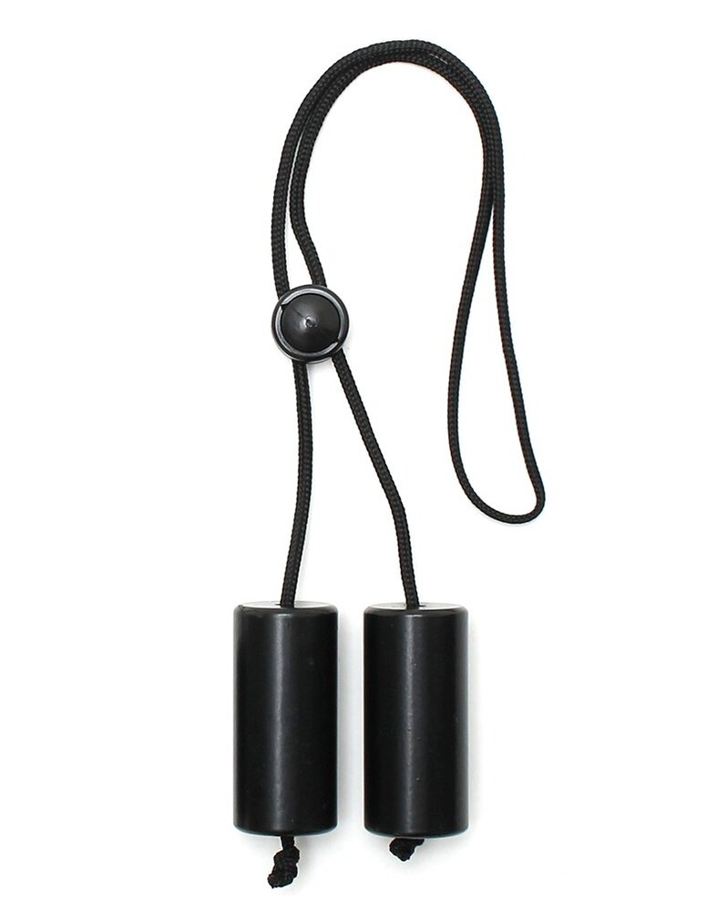 Rimba Bondage Play Poids scrotum Rimba – 2x 200g | Contrôle du plaisir massif en noir