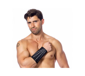 Rimba Bondage Play Armmanchet met klinknagels