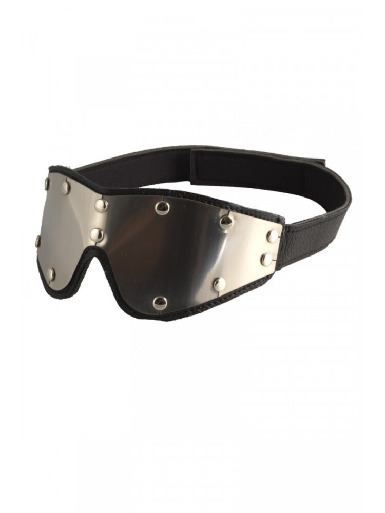 Rimba Bondage Play Rimba Luxury Leather & Metal Eye Mask | Adjustable & Sensual