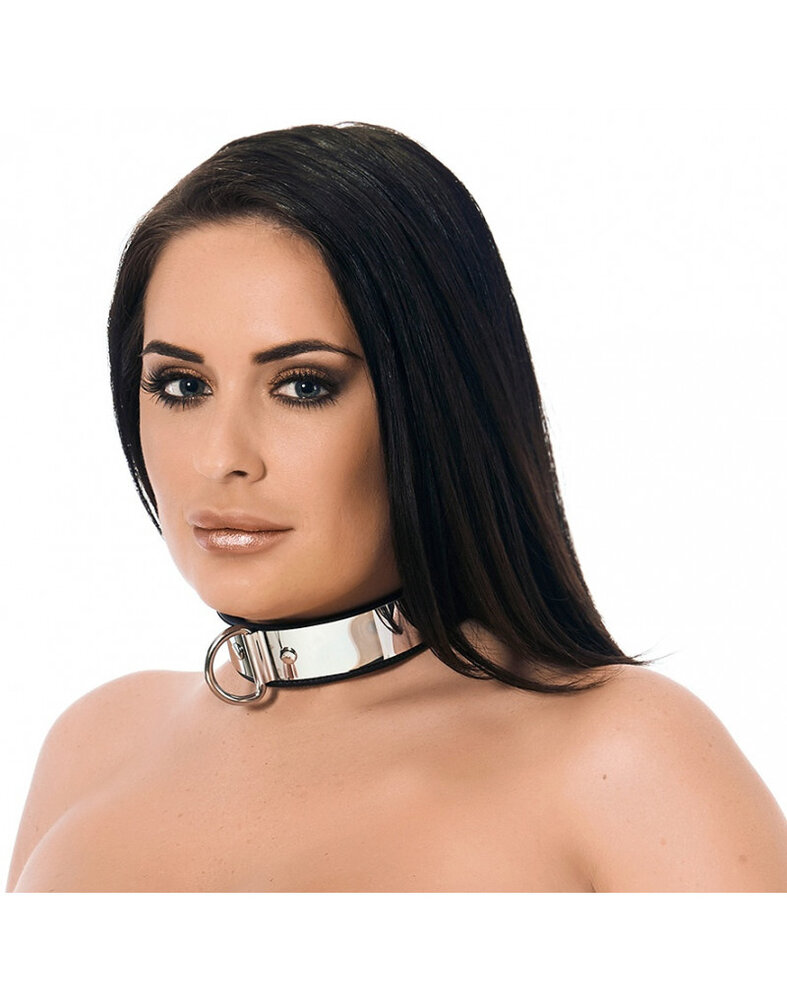 Rimba Bondage Play collier en cuir Rimba avec métal et serrure | Réglable et luxueux Rimba Bondage Play collier en cuir Rimba avec métal et serrure | Réglable et luxueux