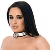 Rimba Bondage Play Rimba leather collar with metal & lock | Adjustable & Luxurious Rimba Bondage Play Rimba leather collar with metal & lock | Adjustable & Luxurious