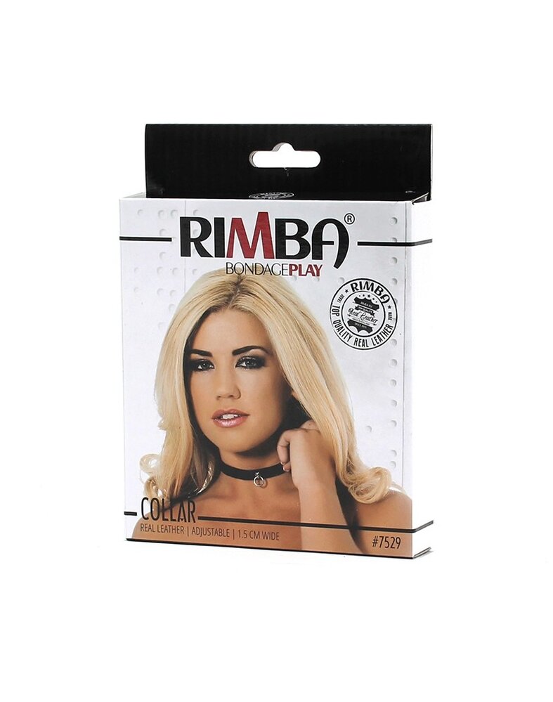 Rimba Bondage Play Nappa lederen halsband – 1,5 cm | Verstelbaar & Elegant
