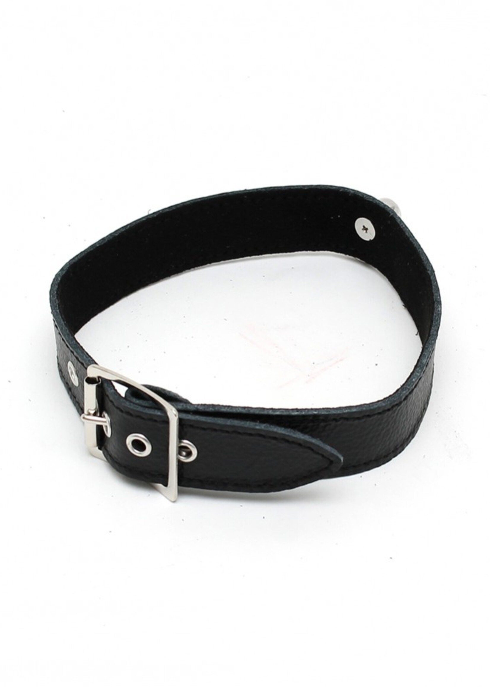 Rimba Bondage Play Leren halsband – 2,5 cm breed | Echt leer met O-ring