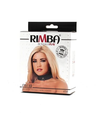 Rimba Bondage Play Rimba Leder Halsband mit O-Ring – 4 cm breit | Verstellbar in 2 Größen Rimba Bondage Play Rimba Leder Halsband mit O-Ring – 4 cm breit | Verstellbar in 2 Größen