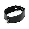 Rimba Bondage Play Leder Halsband mit O-Ring – 4 cm breit | Verstellbar in 2 Größen