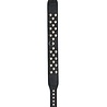 Rimba Bondage Play Halsband – 4 cm Breit | Leder, mit Nieten verziert
