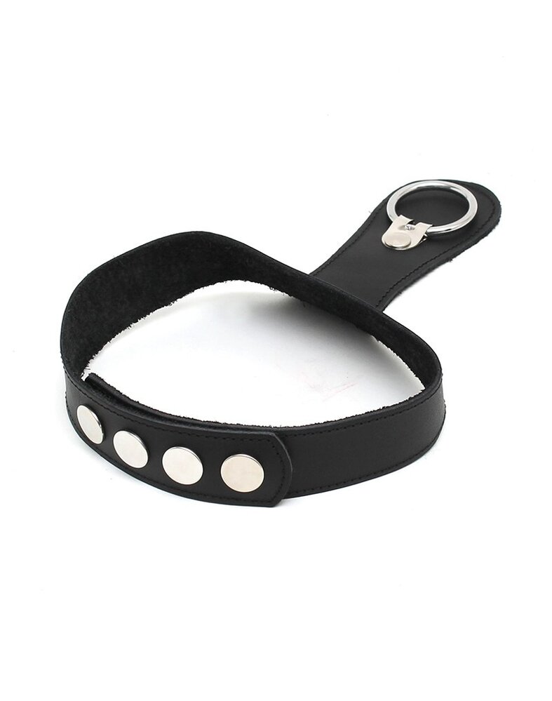 Rimba Bondage Play Rimba Slave Collar with Ring – Adjustable, Leather, Black Rimba Bondage Play Rimba Slave Collar with Ring – Adjustable, Leather, Black