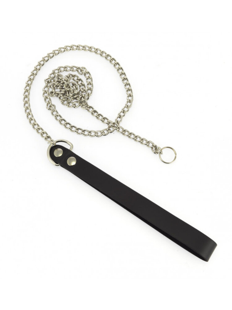 Rimba Bondage Play Rimba dog chain – 90 cm | Elegant BDSM dog leash made of leather and metal Rimba Bondage Play Rimba dog chain – 90 cm | Elegant BDSM dog leash made of leather and metal