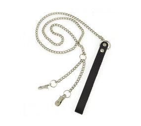Rimba Bondage Play Borst-/schaamlippenklem met ketting