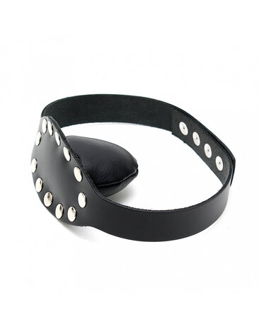 Rimba Bondage Play Mondknevel met leren kussen | Verstelbaar en comfortabel