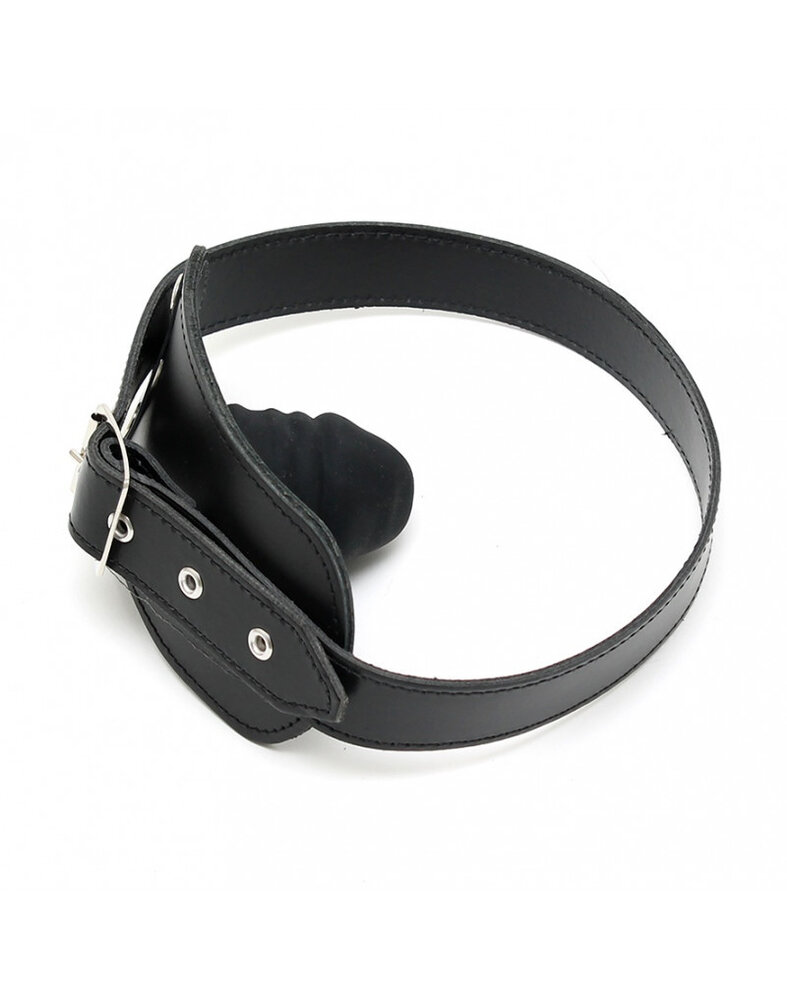 Rimba Bondage Play Rimba mouth gag with dildo – leather & latex | 4 x 6 cm internal charm Rimba Bondage Play Rimba mouth gag with dildo – leather & latex | 4 x 6 cm internal charm