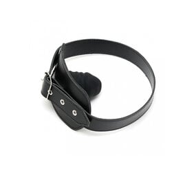 Rimba Bondage Play Mondknevel met dildo (4 x 6 cm.) naar binnen