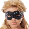 Rimba Bondage Play Leren oogmasker – Open ontwerp met klinknagels | Verstelbaar