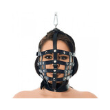 Rimba Bondage Play Strap mask with hanging ring Rimba Bondage Play Strap mask with hanging ring