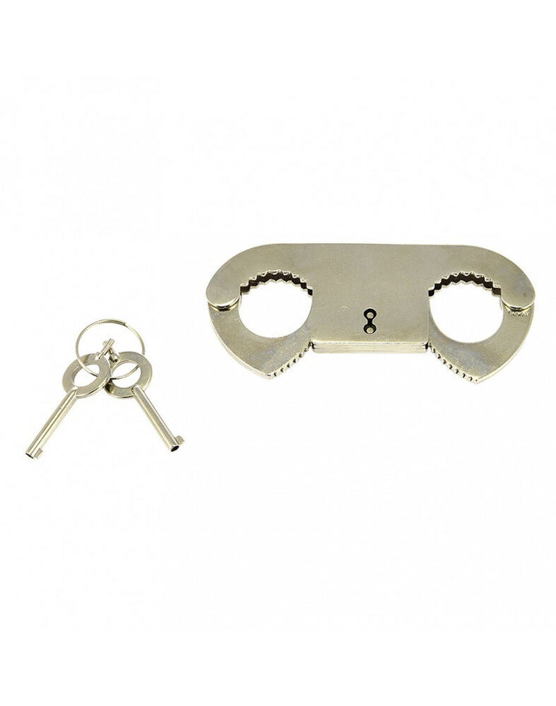 Rimba Bondage Play Rimba Police Thumb Restraints – Adjustable & Solid Metal Rimba Bondage Play Rimba Police Thumb Restraints – Adjustable & Solid Metal