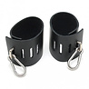 Rimba Bondage Play Rimba Handfesseln mit Karabiner – Verstellbares Leder, Schwarz Rimba Bondage Play Rimba Handfesseln mit Karabiner – Verstellbares Leder, Schwarz