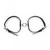 Rimba Bondage Play Handfesseln mit Ring – Verstellbar | Leder in Schwarz