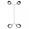 Rimba Bondage Play Leren bondage set – handboeien en enkelboeien met ketting