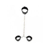 Rimba Bondage Play Hals - armboeien combinatie met ketting