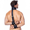 Rimba Bondage Play Rimba Bondage Hals-Handfessel-Kombi – 3-teilig | Breit, Verstellbar, Schwarz Rimba Bondage Play Rimba Bondage Hals-Handfessel-Kombi – 3-teilig | Breit, Verstellbar, Schwarz