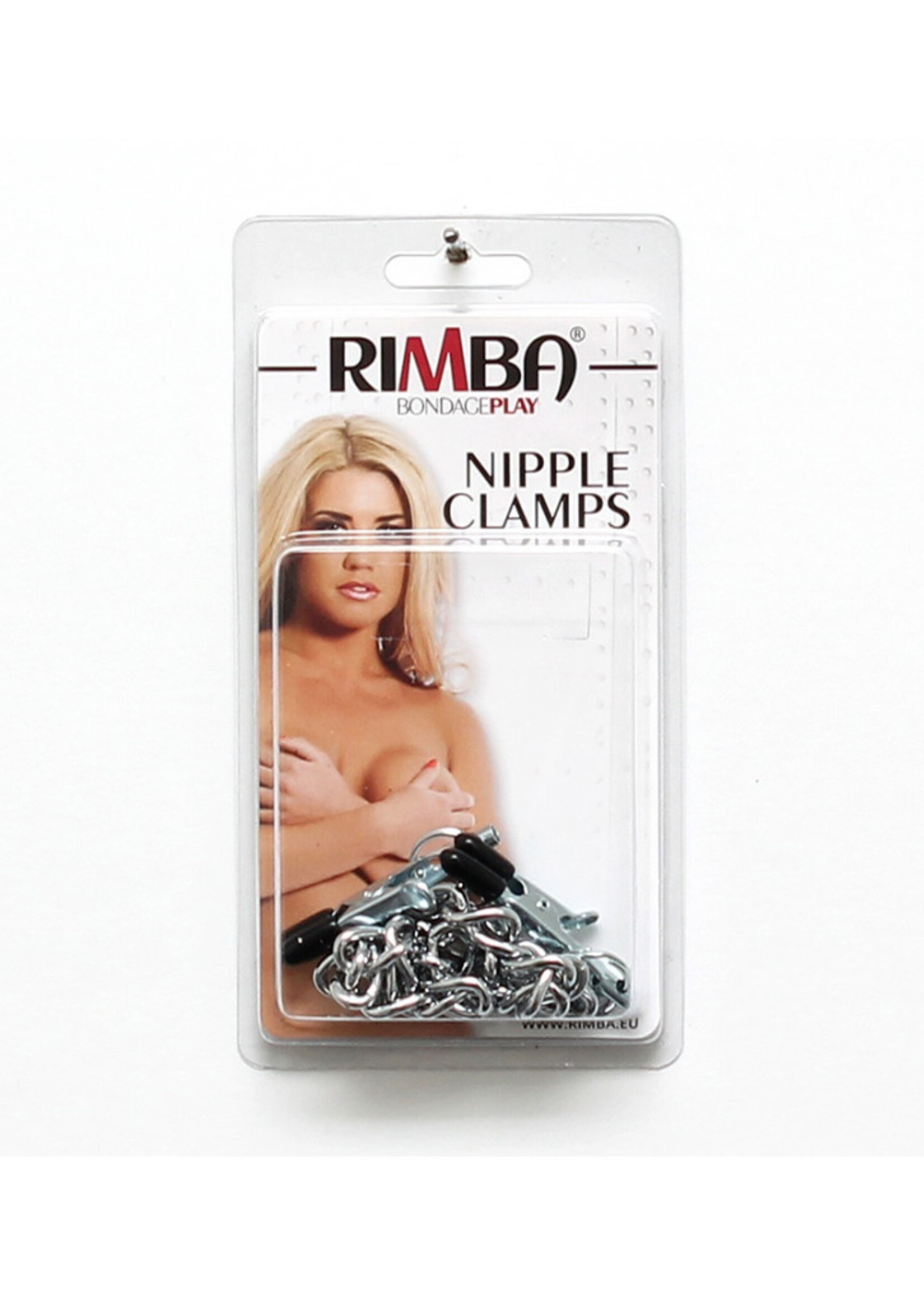 Rimba Bondage Play Pinces de poitrine Rimba avec chaînes | Métallique, sensuel, attrayant