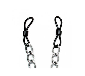 Rimba Bondage Play Gummi Brustklammern mit Kette Rimba Bondage Play Gummi Brustklammern mit Kette