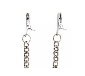 Rimba Bondage Play Nipple clamps with chain Rimba Bondage Play Nipple clamps with chain