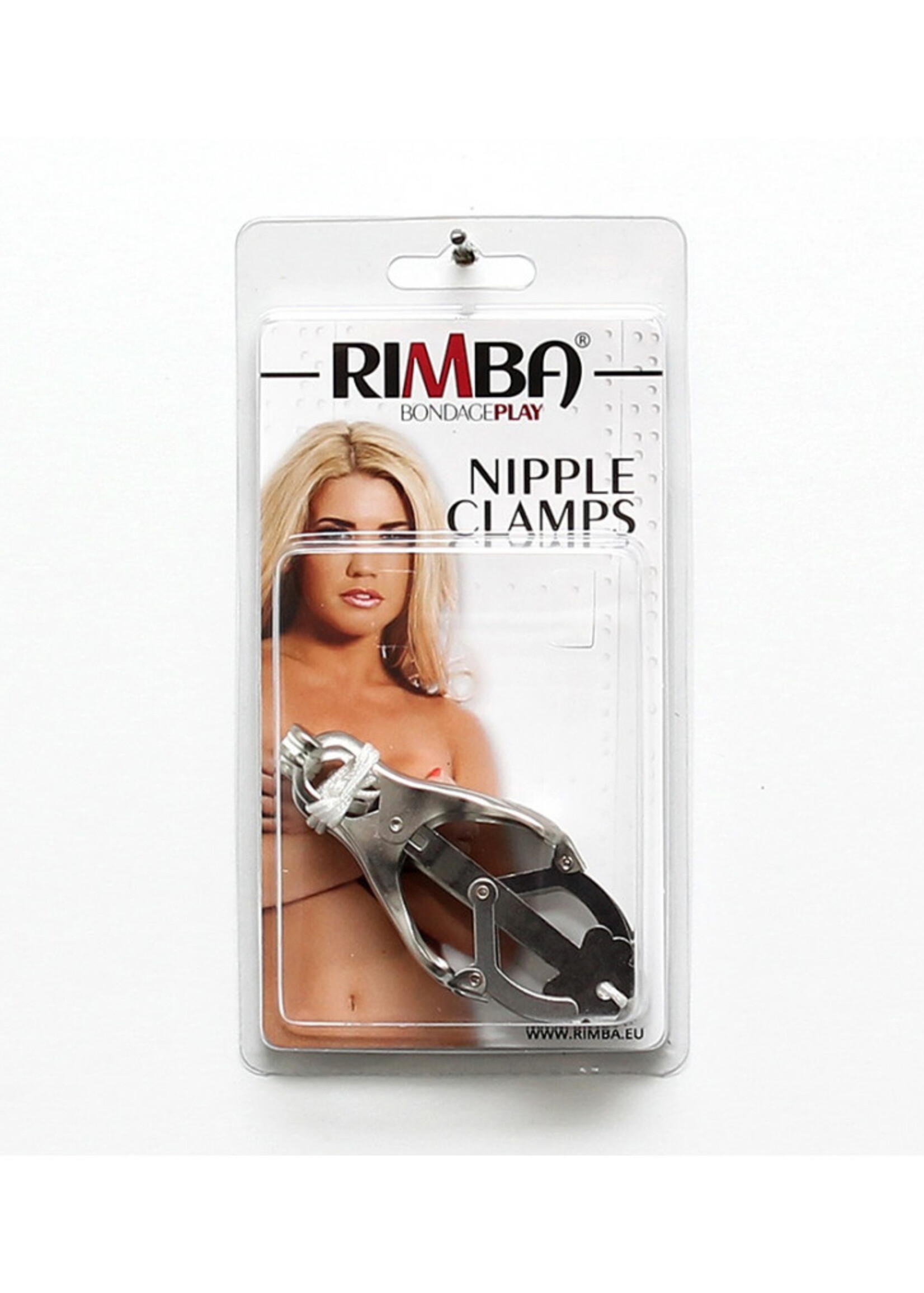 Rimba Bondage Play Borstklemmen – Zilveren paar zonder ketting | Intense speelsensatie