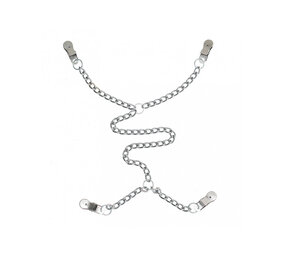 Rimba Bondage Play Tepel - schaamlip klemmen aan ketting