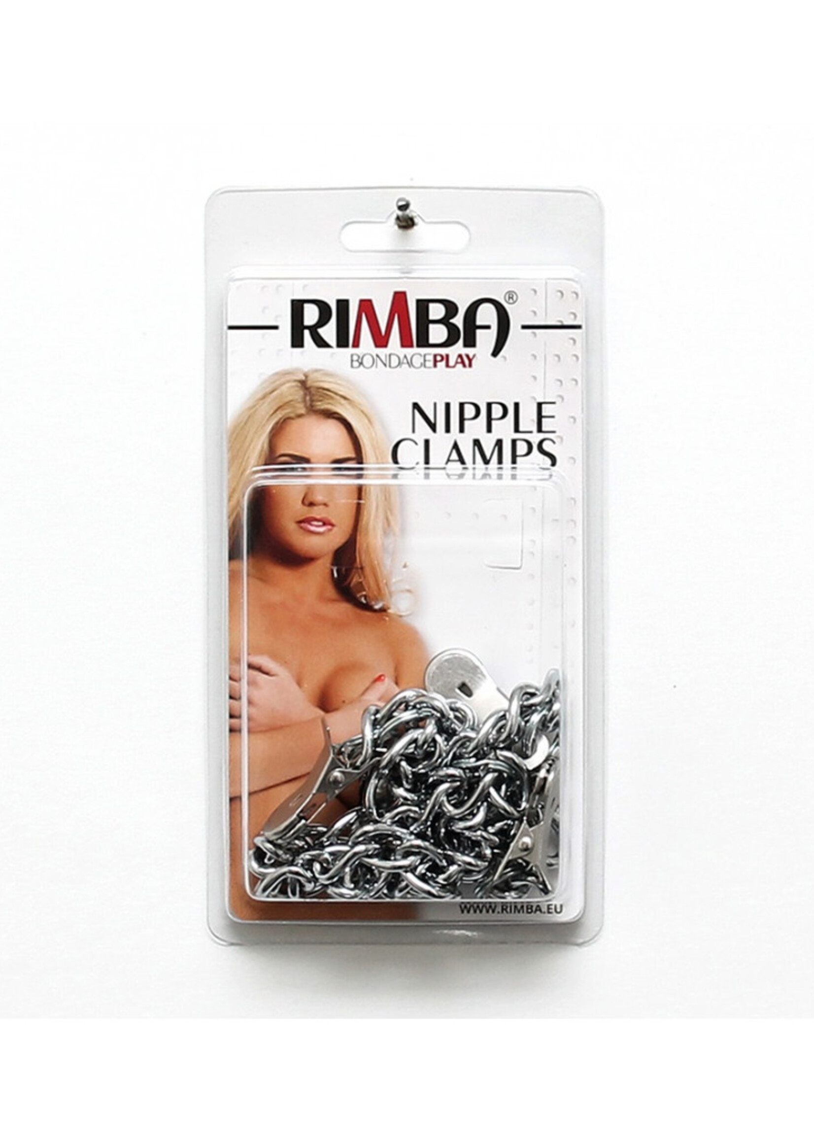 Rimba Bondage Play Pinces à tétons et lèvres Rimba | Avec chaîne en argent