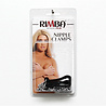 Rimba Bondage Play Rimba Plastic Breast Clips with Double Chain - Black Rimba Bondage Play Rimba Plastic Breast Clips with Double Chain - Black