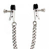 Rimba Bondage Play Rimba Brustklammern mit Kette – Verstellbar | Silber & Schwarz Rimba Bondage Play Rimba Brustklammern mit Kette – Verstellbar | Silber & Schwarz