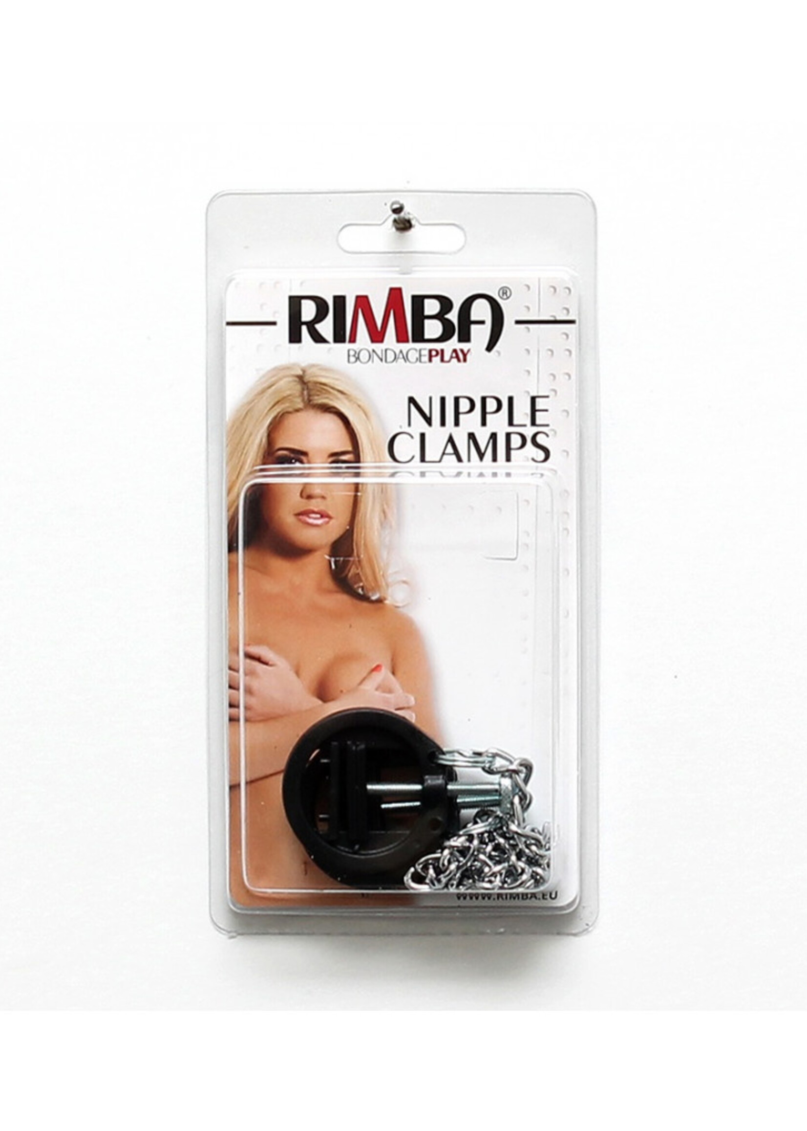 Rimba Bondage Play Borstklemmen met ketting – Verstelbaar & Zwart | Intens erotisch spel