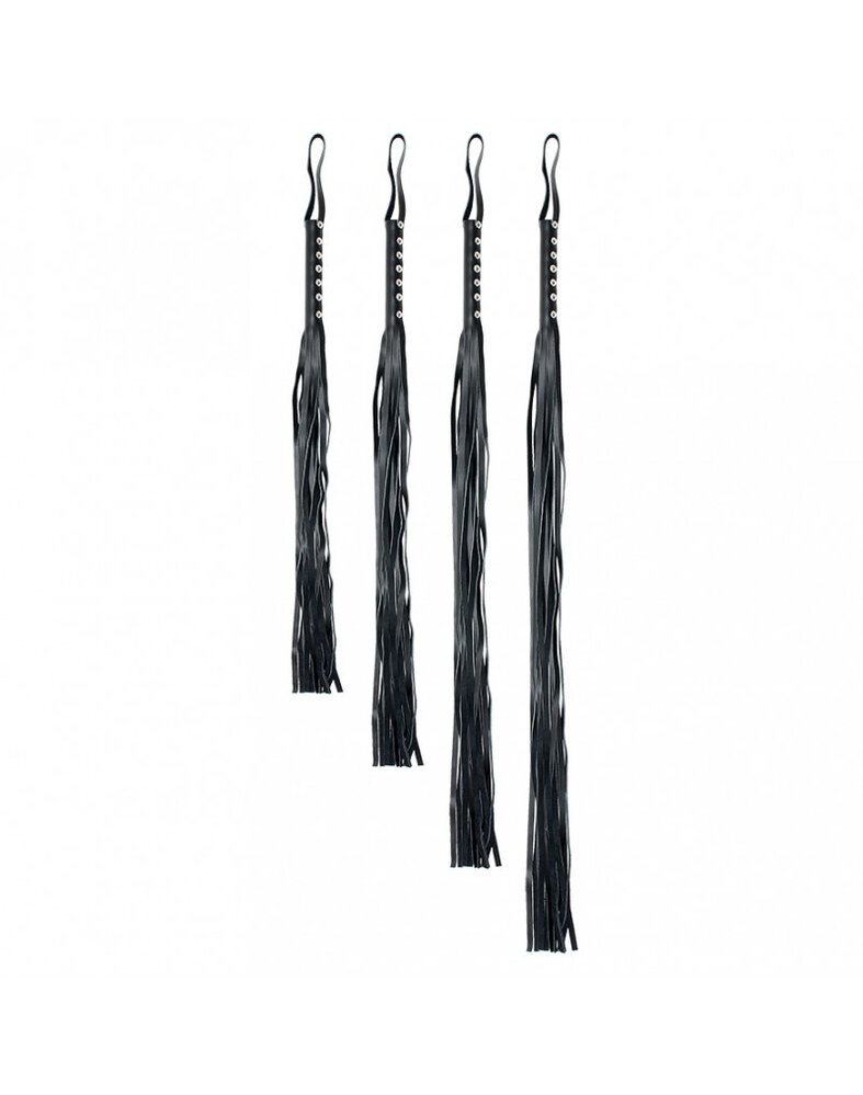 Rimba Bondage Play Fouet de bondage Rimba - 12 brins en cuir véritable | 60-105 cm Rimba Bondage Play Fouet de bondage Rimba - 12 brins en cuir véritable | 60-105 cm