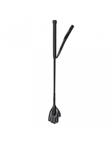 Rimba Bondage Play Rimba leather whip with hand | 48cm, black Rimba Bondage Play Rimba leather whip with hand | 48cm, black