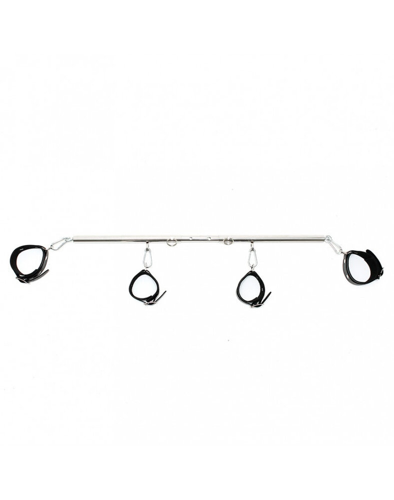 Rimba Bondage Play Rimba Bondage-Set mit 4 Fesseln & Metall-Spreizstange – 55–85 cm Rimba Bondage Play Rimba Bondage-Set mit 4 Fesseln & Metall-Spreizstange – 55–85 cm