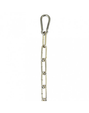 Rimba Bondage Play Bondage-Kette – 100/200 cm | Mit Karabinerhaken, Silber