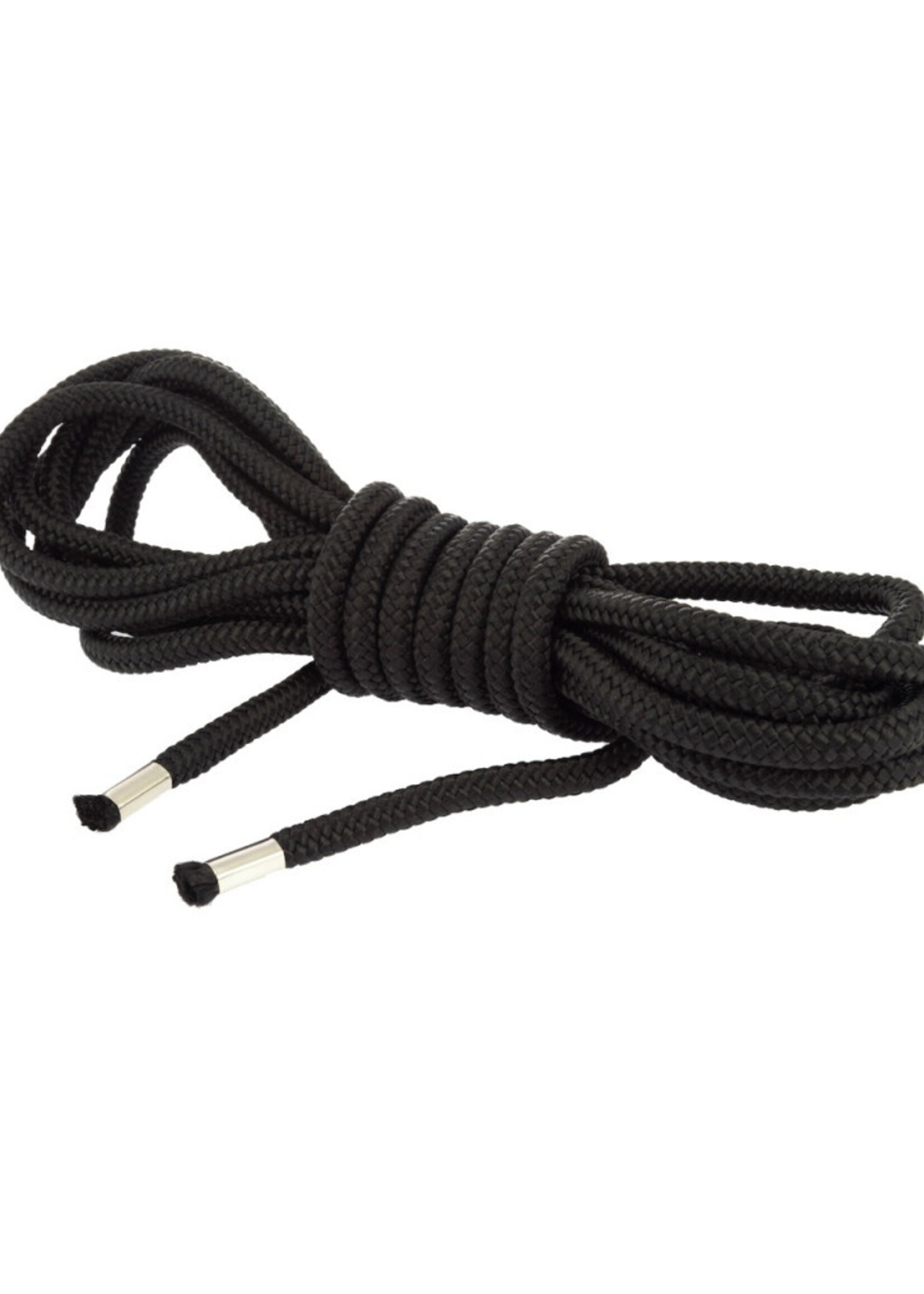 Rimba Bondage Play Bondagetouw zwart – 3m, 5m, 7m, 10m of 15m – Zacht nylon voor Shibari & BDSM