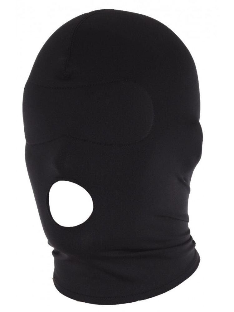 Rimba Bondage Play Masque extensible Rimba – Noir | Bouche ouverte pour des fantasmes torrides