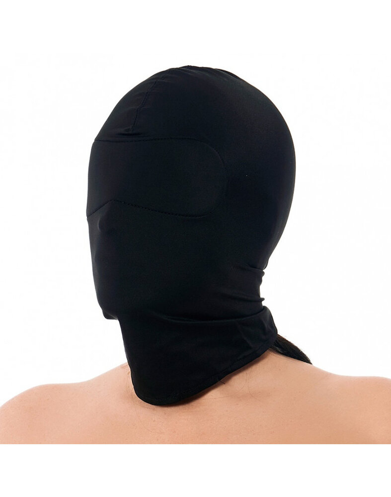Rimba Bondage Play Kopfmaske – Schwarz | Atmungsaktiver Stretchstoff