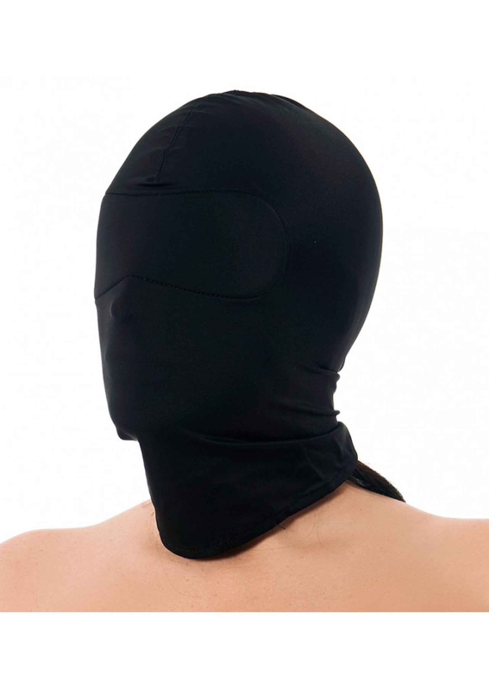 Rimba Bondage Play Hoofdmasker – Zwart | Ademende stretchstof