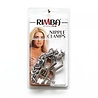 Rimba Bondage Play Tepelklemmen met ketting – Verstelbaar & glanzend zilver Rimba Bondage Play Tepelklemmen met ketting – Verstelbaar & glanzend zilver