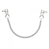 Rimba Bondage Play Tepelklemmen met ketting – Verstelbaar & glanzend zilver Rimba Bondage Play Tepelklemmen met ketting – Verstelbaar & glanzend zilver