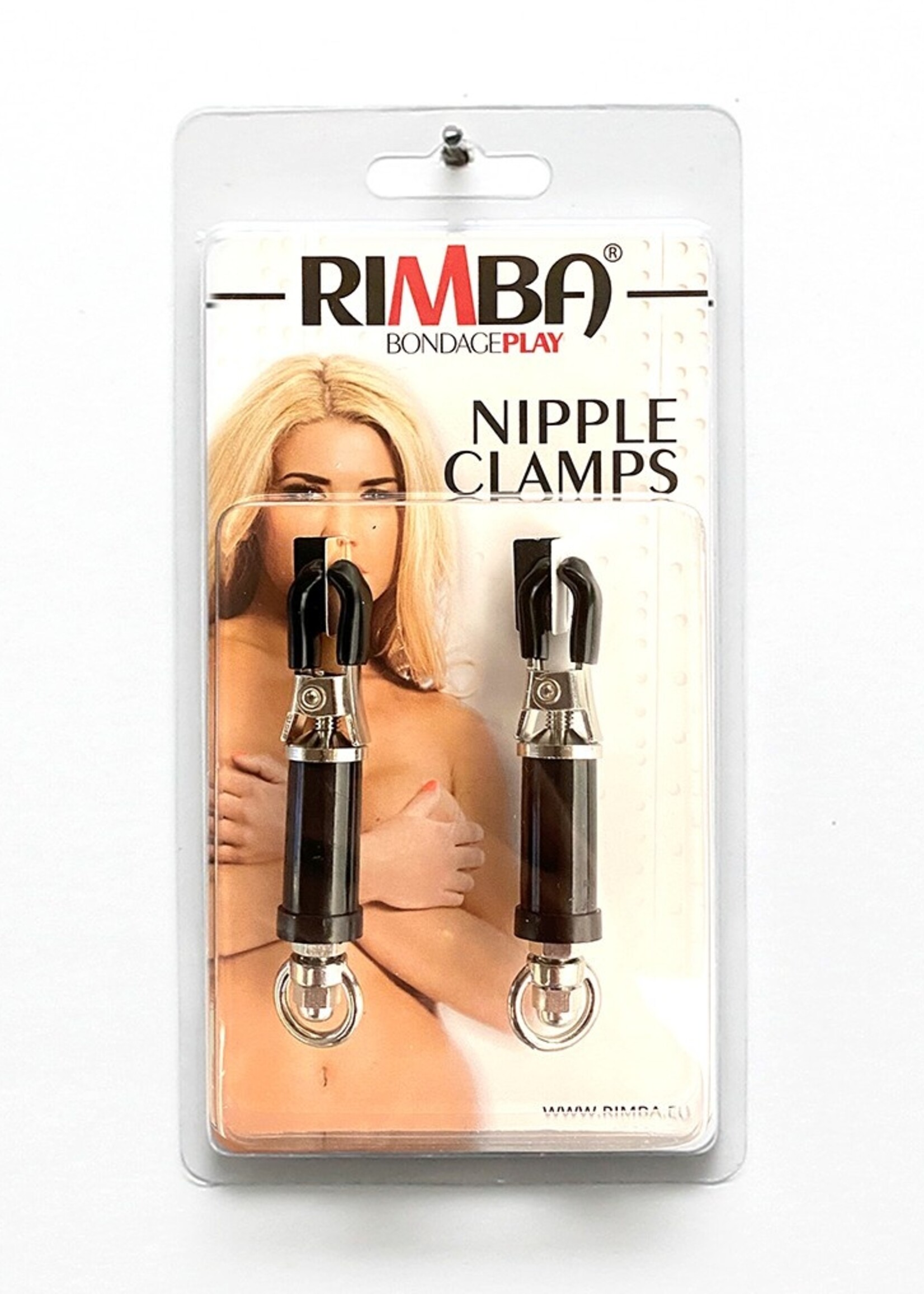 Rimba Bondage Play Borstklemmen – Zilver & Zwart | Intens erotisch spel voor twee